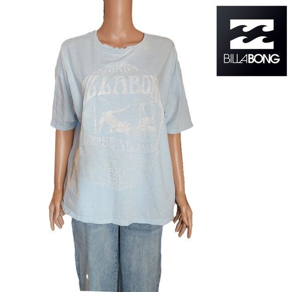 Billabong Sun Coast Tee Blue Small - Picture 1 of 10